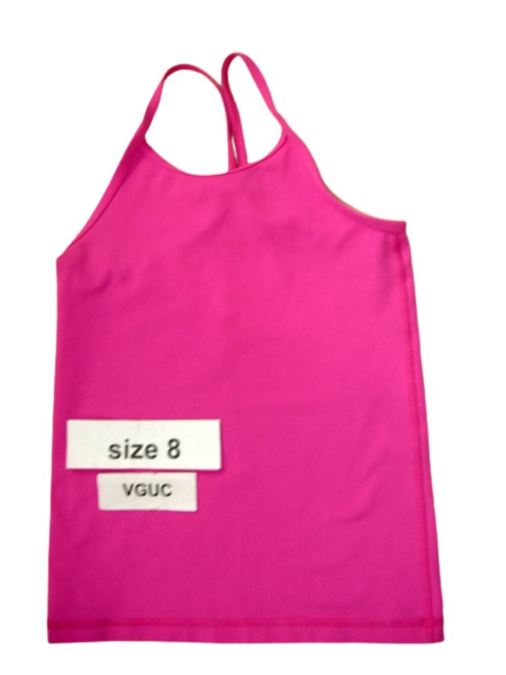 Ivivva Girl by Lululemon 🍋 Tumblin Power Y Tank Top pink size 8